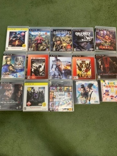 PS3 CECH-4300C チャコールブラック＋ソフト15本