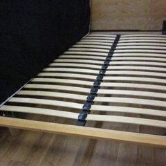 R516 無印良品＆三環ジャパン クイ－ンベッド、幅160cm 美品