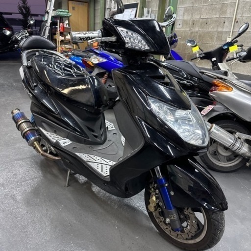 シグナス2型フルカスタム‼️セル1発✨マフラー✨シート✨サスペンション✨ライト類✨全国陸送‼️