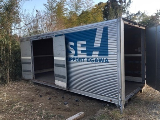 4トン　物置　バイクガレージ　秘密基地などに！