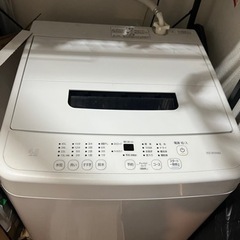 アイリスオーヤマ　4.5  洗濯機　使用期間3ヶ月　美品