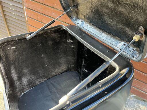 ☆中古品☆Kレーシング・デリバリーボックス（ブラック自家塗装