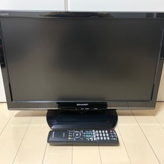 テレビ SHARP AQUOS 22V型 2014年製