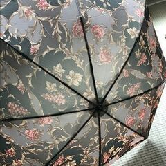 折り畳み傘（バラ柄）