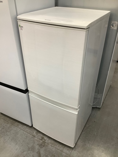 2ドア冷蔵庫 SHARP SJ-D14C 2017年製 137L クリーニング済