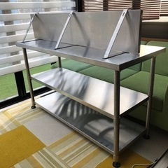 ステンレス作業台3段タイプ 吊り棚とセットで キプロスター