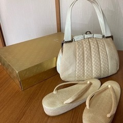 和服用草履、バッグのセットお値下げしました！