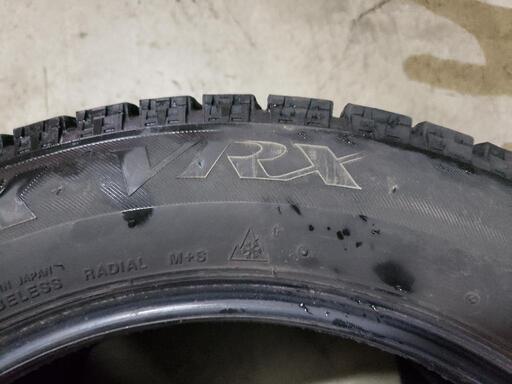 2020年製 215/55R17 ﾌﾞﾘﾁﾞｽﾄﾝ VRX ｽﾀｯﾄﾞﾚｽﾀｲﾔ①
