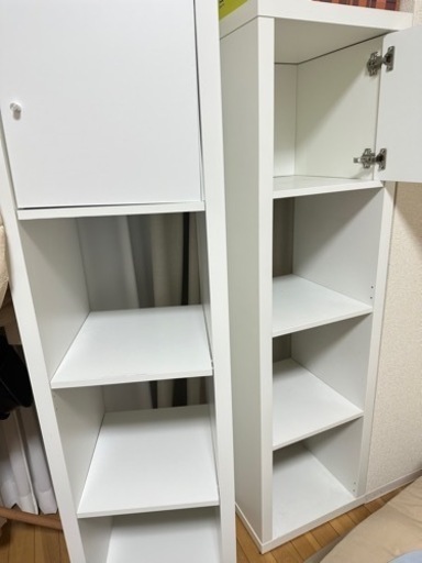 値下げしましたikea kallax ホワイト　2個
