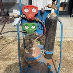 ガス溶接機　アセチレン　動作未確認