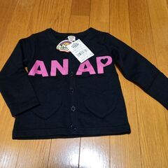 【もうすぐ処分】★ANAP★新品★長袖ロゴカーディガン★