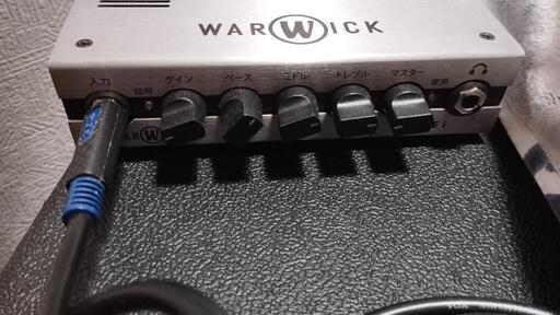 アンプ Warwick gnome I bass head + Hartke 112b bass cabinet