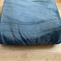 ダブルサイズ毛布 チャコールグレー