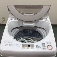 3/28受渡済）YJT6190【SHARP/シャープ 9.0㎏洗濯機】美品 2017年製