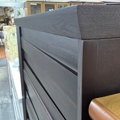 ニトリ/レール付6段チェスト