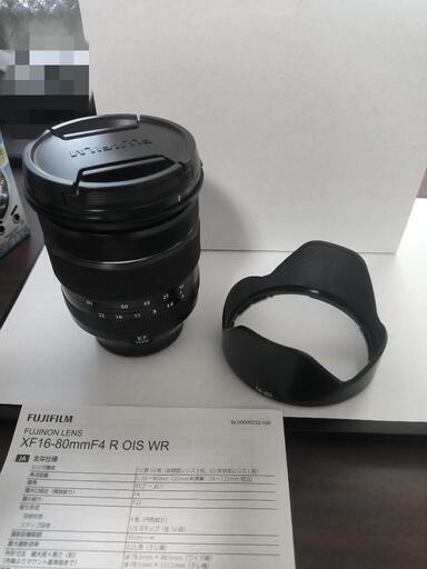 値頃 美品 Fujifilm XF16-80mm f4 R OIS WR 家電・スマホ・カメラ