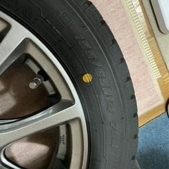 アルミホイール155/65R14 スタッドレス　タイヤ　アルミ