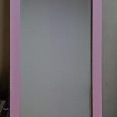 (3/1で受付終了)姿見鏡 ピンク 縦150cm×33cm