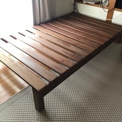 ハードウッド　ベッド　テーブル　キット　セランガンバツ