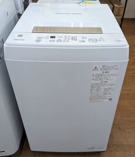 カラー 東芝全自動電気洗濯機AW-45ME8 4.5Kg カメラ