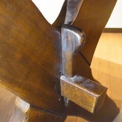 カリモク RUSTIC　テーブル　木製　昭和レトロ