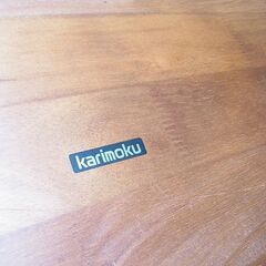 カリモク RUSTIC　テーブル　木製　昭和レトロ