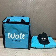 【ネット決済・配送可】WOLT ウォルト　配達バッグ
