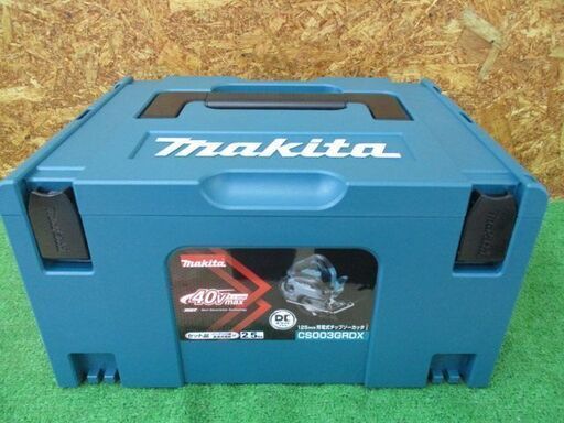 171 125mm充電式チップソーカッタ makita マキタ CS003GRDX 40Vmax 未使用展示品