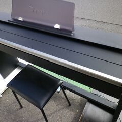 CASIO/カシオ 電子ピアノ◆ Privia/プリヴィア PX-730BK 椅子付き 　88鍵盤　3本ペダル　2010年製