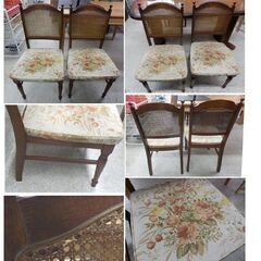 ダイニングセット 4人用 キツツキマーク 飛騨産業 飛騨家具 木製 テーブル チェア 椅子 レトロ風  札幌 西野店