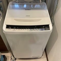 【受付終了】洗濯機　8kg 2017年製