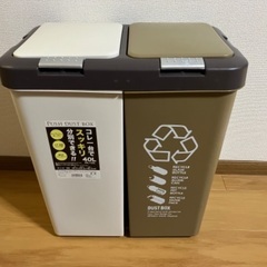 【交渉中】2連ゴミ箱(１つ20L)