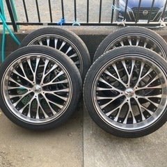 nuperion 19インチ 5H/114.3 中古 セルシオ　クラウン　マークX エルグランド 