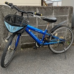 【決まりました！】子ども用自転車 24インチ（青色）
