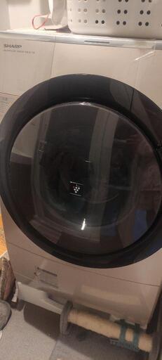 [訳あり]ドラム式洗濯乾燥機 Sharp ES-Z110-NL ヒートポンプ