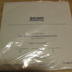 2142【LPレコード】Johann Sebastian Bach