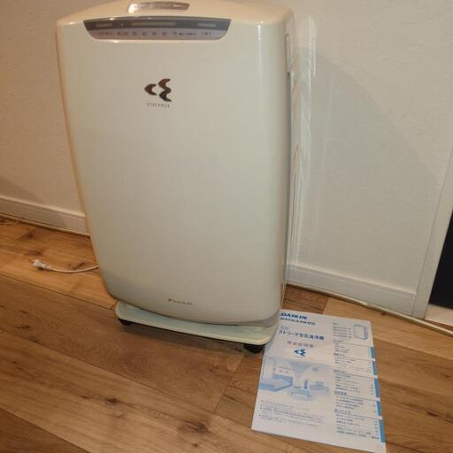 【値下】DAIKENダイキンストリーマ加湿空気清浄機　キャスター付