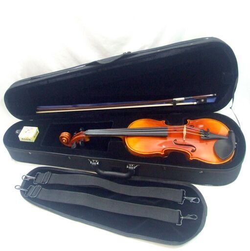 メンテ済み 虎杢 スズキバイオリン No520 分数3/4 1986年 SUZUKI弓