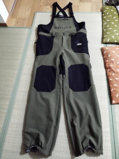 新品未使用品！HELLOID ヘロイド\nSOFTSHELL BIB PANTS