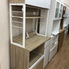 ☆ジモティ割あり☆ ワイエムワールド 食器棚 ホワイト H185×W90×D45 