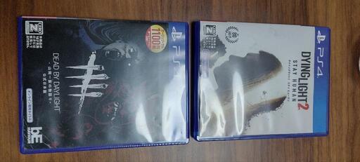 PS4.コントローラー2個、ソフト2個 PS4 ソフト2個 コントローラー2個付けて PS4 500GB (コントローラー2個