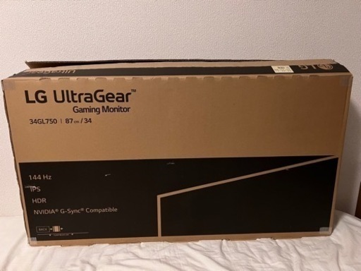 LG 湾曲ゲーミングモニター UltraGear 34GL750-B 34インチ