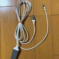 iPhone HDMI変換ケーブル　テレビ接続ケーブル２M