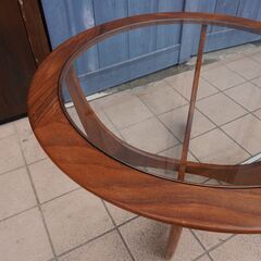 G-PLAN Astro サーキュラー（丸型）チーク×ガラス 英国ビンテージ G-PLAN】 サーキュラー 