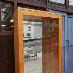 IDC OTSUKA(大塚家具)の人気シリーズSPLENDOR(スプレンダー)のキュリオケースです。稀少なバーズアイ・メープルを使用した高級感は上品で洗練された印象に。本棚などにもオススメです。DB120