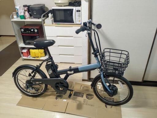 電動自転車 美品 メーカー 保証有り 20インチ 8Ahバッテリー 折りたたみ