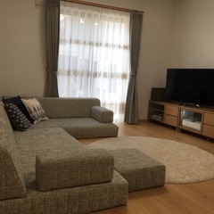 HAREMつみきソファ　ローソファー　カバー取り外し可能