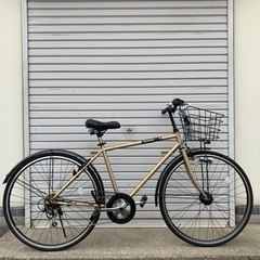 ☆前後タイヤ新品☆ 700型 LEDオートクロスバイク　防犯登録料込!! [No.260]