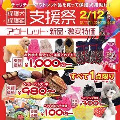 「２０２３・冬 保護犬・保護猫！支援祭」