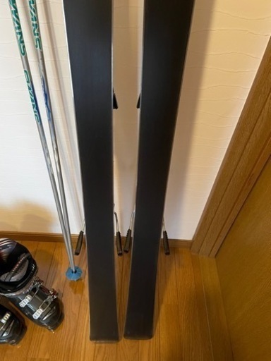 中級者用スキーセット 163cm ブーツ25.0-25.5